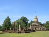 วัดช้างล้อม อุทยานประวัติศาสตร์ศรีสัชนาลัย อ.คีรีมาศ จ.สุโขทัย